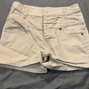 Tan high waisted shorts (FOREVER 21)